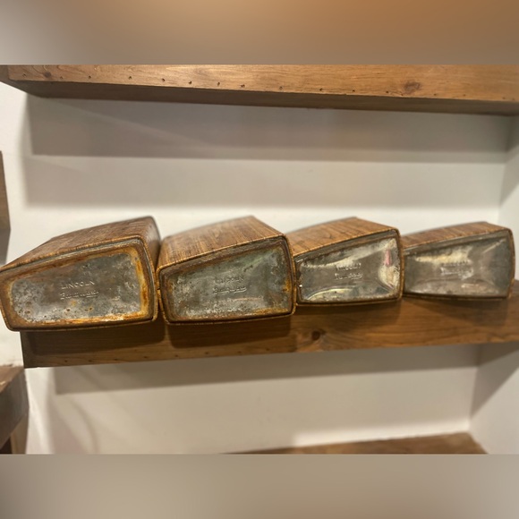 Vintage Mid Century Canister Set of 4 Coffee Tea Flour Sugar - Picture 10 of 10